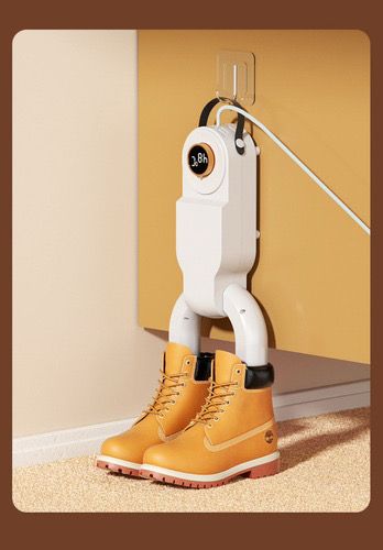 Secador de Calzado Eléctrico Portátil, Aire Caliente, Elimina Olor, Deshumidificador