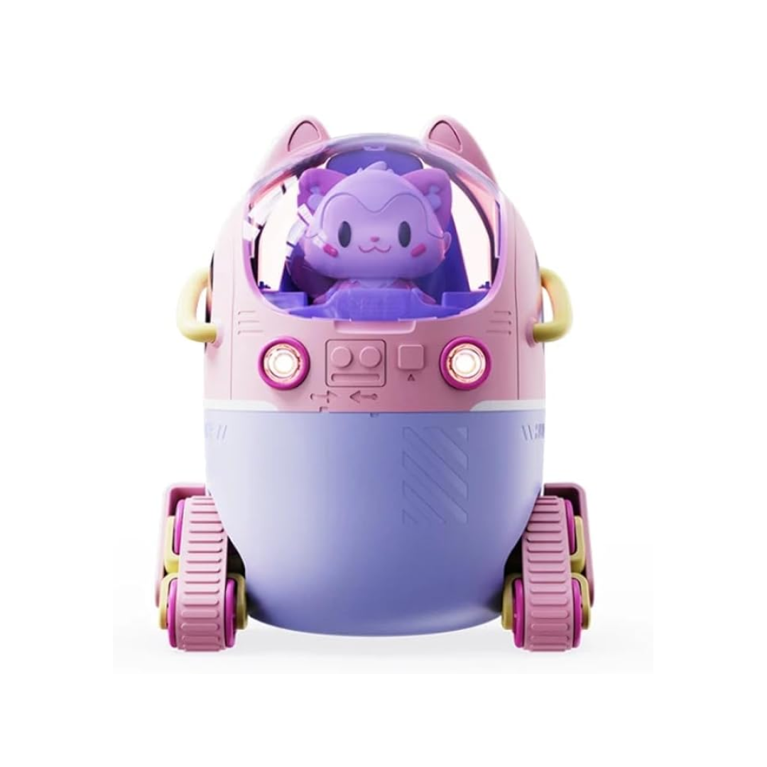 Humidificador Nave Espacial, 220ml, Niebla Fina, USB-C, Luz Ambiental, Silencioso