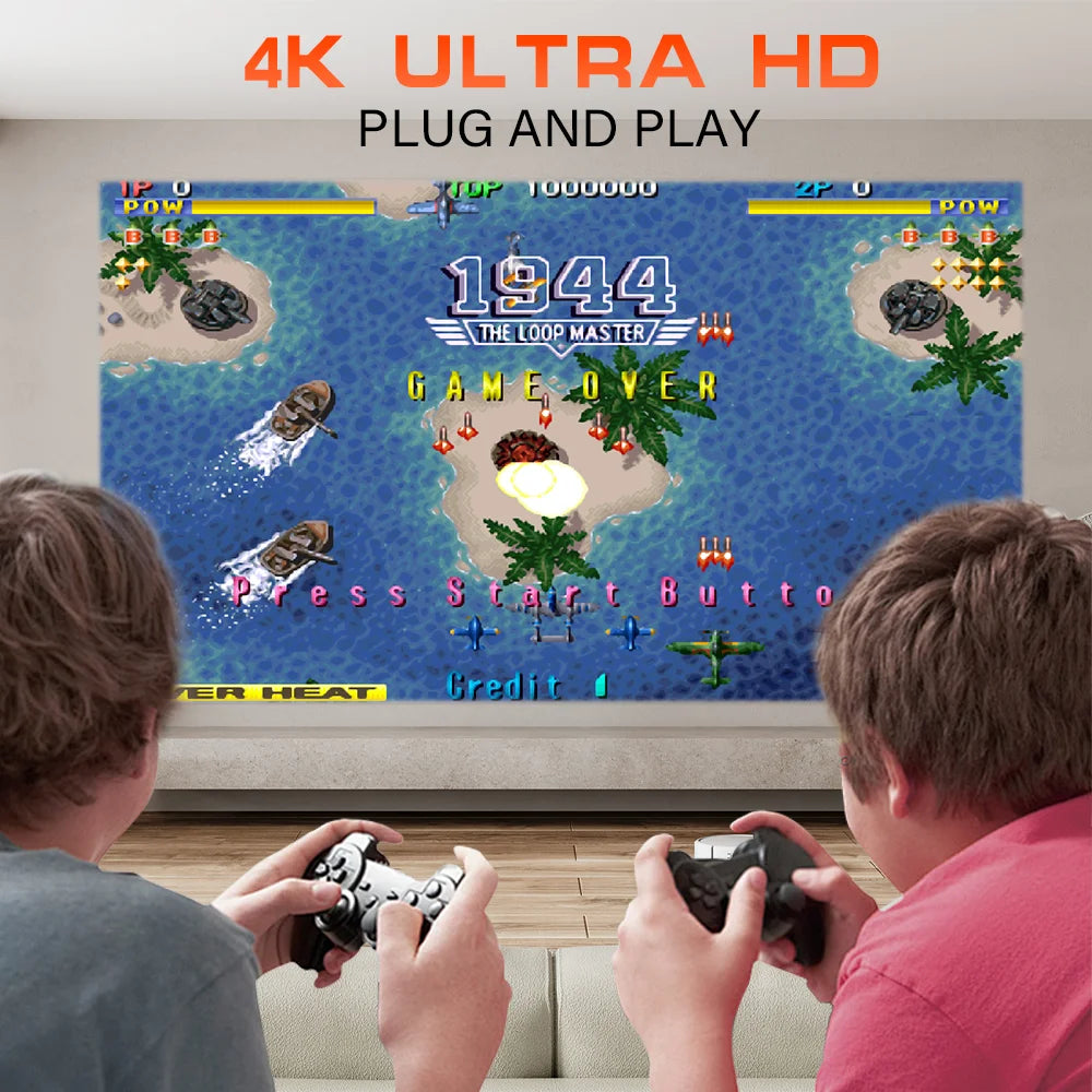 Proyector P30 MAX 4K con Android, WiFi y 2 Controles, Noches de Películas y Juegos sin Límites.