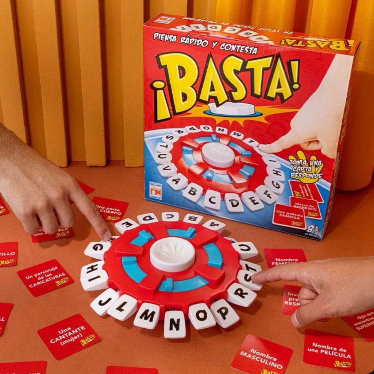 BASTA Juego de Palabras Rápidas Mental y Creatividad para Familia y Amigos