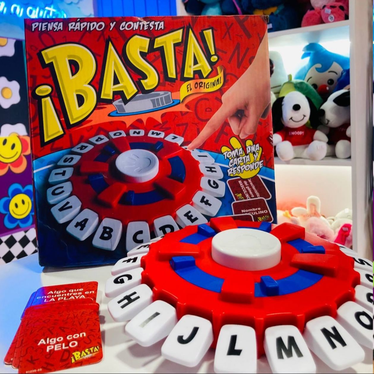 BASTA Juego de Palabras Rápidas Mental y Creatividad para Familia y Amigos
