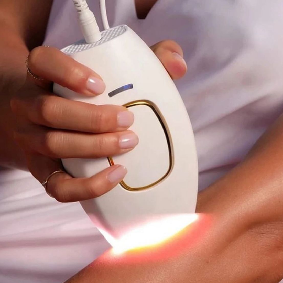 Máquina Depilación Láser IPL Uso Doméstico, Sin Dolor, Cuerpo y Rostro, Duradera