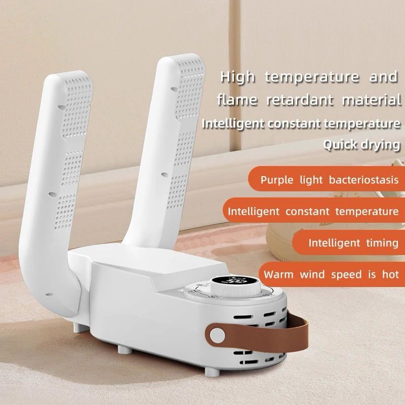 Secador de Calzado Eléctrico Portátil, Aire Caliente, Elimina Olor, Deshumidificador