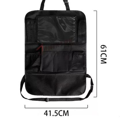 Organizador para Asiento de Carro, Protector Multi-bolsillos Impermeable, Organizador Vehicular con 6 Bolsillos