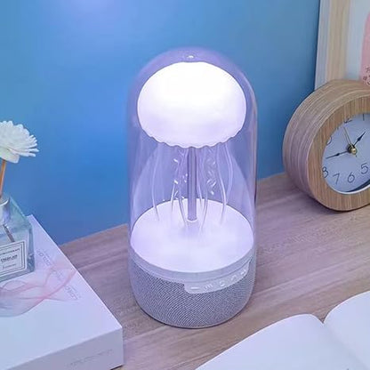 Altavoz Lampara Medusas Decorativa con Luz Ambiental y Sonido Envolvente