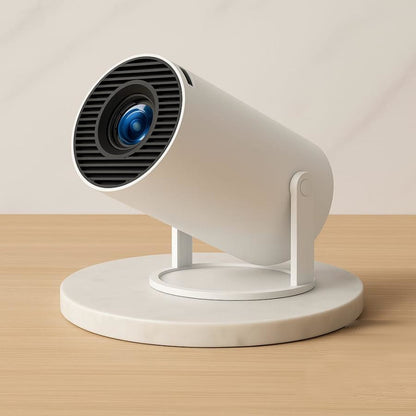 Proyector Portátil Hy300 con Android 11 y WiFi, Convierte Cualquier Pared en tu Cine Personal