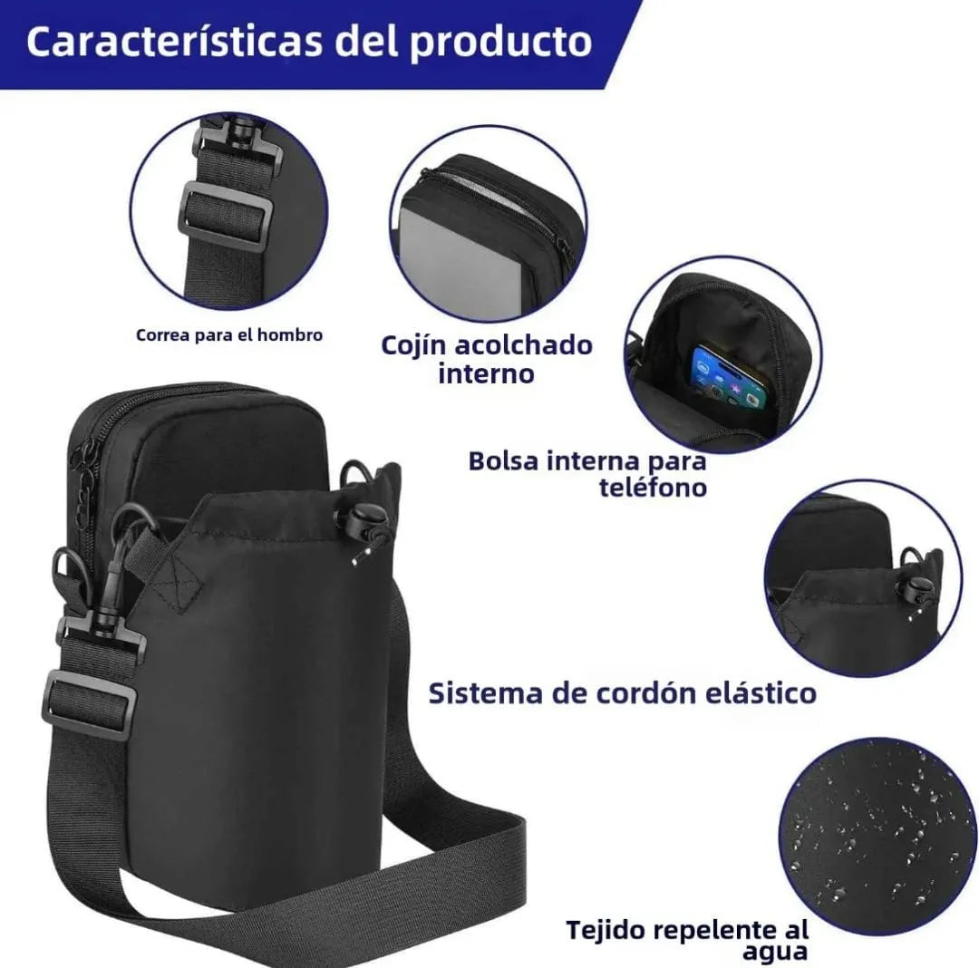Bolso Deportivo Magnético con Múltiples Compartimentos