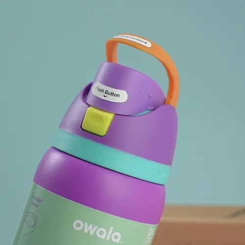 Termo de Acero Inoxidable Owala 32oz, Termo Owala Antiderrame con Agarradera