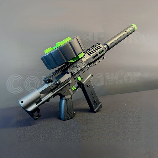Subfusil de Juguete ARP9 Eléctrico con Cargador de Tambor, Full Equipado para la Máxima Diversión