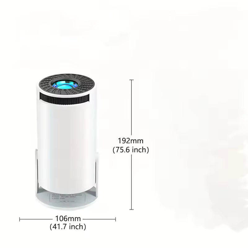 Proyector Portátil Hy300 con Android 11 y WiFi, Convierte Cualquier Pared en tu Cine Personal