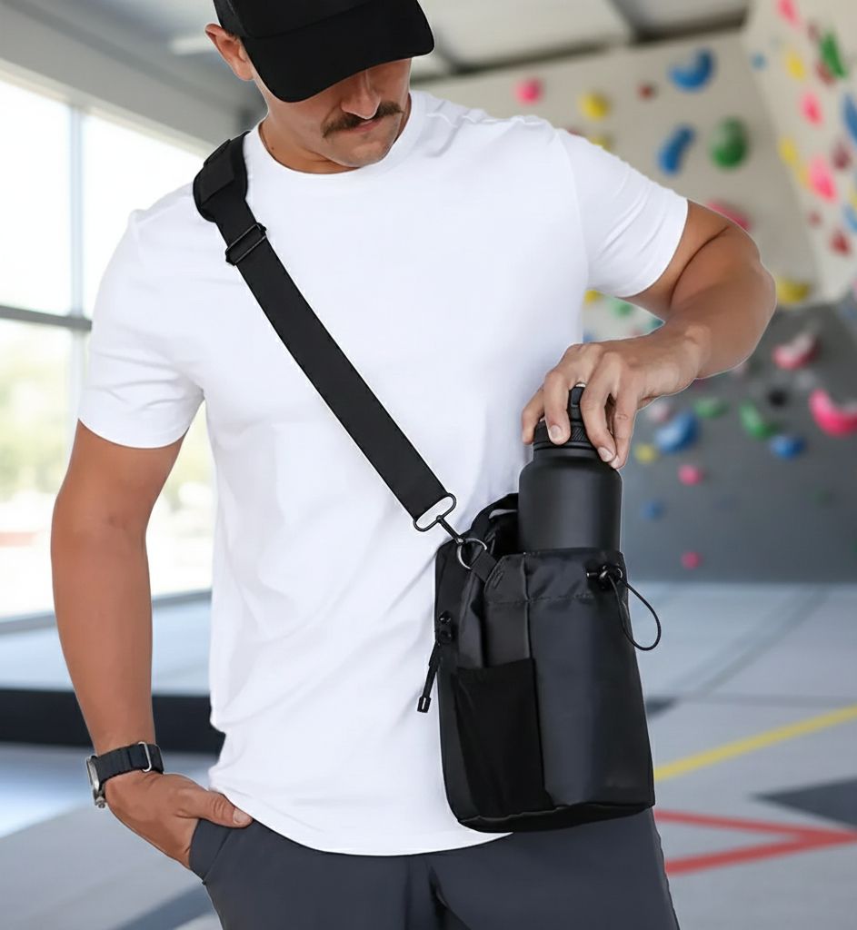 Bolso Deportivo Magnético con Múltiples Compartimentos