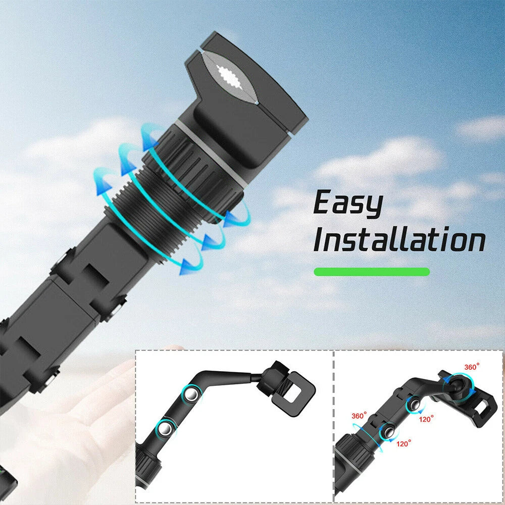 Soporte de Celular para Carro 360°, Soporte de Teléfono Multifuncional con Clip